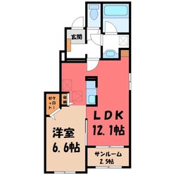 野木駅 徒歩18分 1階の物件間取画像